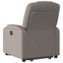 Sillón reclinable elevable tela gris taupe de , Sillones - Ref: Foro24-3204376, Precio: 271,75 €, Descuento: %