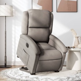 Sillón eléctrico reclinable elevable de tela gris taupe de , Sillones - Ref: Foro24-3204196, Precio: 320,36 €, Descuento: %