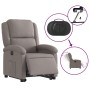 Sillón eléctrico reclinable elevable de tela gris taupe de , Sillones - Ref: Foro24-3204196, Precio: 320,36 €, Descuento: %