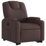 Sillón eléctrico reclinable elevable de tela marrón oscuro de , Sillones - Ref: Foro24-3204397, Precio: 309,52 €, Descuento: %