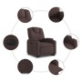 Sillón eléctrico reclinable elevable de tela marrón oscuro de , Sillones - Ref: Foro24-3204397, Precio: 309,52 €, Descuento: %