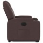 Sillón eléctrico reclinable elevable de tela marrón oscuro de , Sillones - Ref: Foro24-3204397, Precio: 309,52 €, Descuento: %