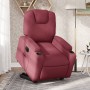 Electric reclining and lift fabric armchair in burgundy red. by , Armchairs - Ref: Foro24-3204395, Price: 317,65 €, Discount: %