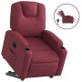 Electric reclining and lift fabric armchair in burgundy red. by , Armchairs - Ref: Foro24-3204395, Price: 317,65 €, Discount: %