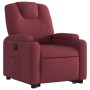 Sillón eléctrico reclinable elevable de tela rojo tinto de , Sillones - Ref: Foro24-3204395, Precio: 317,99 €, Descuento: %