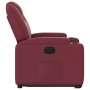 Sillón eléctrico reclinable elevable de tela rojo tinto de , Sillones - Ref: Foro24-3204395, Precio: 317,99 €, Descuento: %