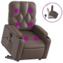 Brauner Kunstleder-Fußmassage-Sessel mit Liegefunktion von , Sessel - Ref: Foro24-3204781, Preis: 300,14 €, Rabatt: %