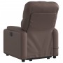 Sillón de masaje elevable eléctrico cuero sintético marrón de , Sillones - Ref: Foro24-3204795, Precio: 340,25 €, Descuento: %