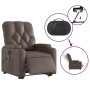 Sillón de masaje elevable eléctrico cuero sintético marrón de , Sillones - Ref: Foro24-3204795, Precio: 340,25 €, Descuento: %