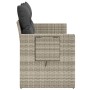 Garden sofa with cushions, 2 seats, light gray synthetic rattan by , Outdoor sofas - Ref: Foro24-366196, Price: 178,15 €, Dis...