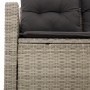 Garden sofa with cushions, 2 seats, light gray synthetic rattan by , Outdoor sofas - Ref: Foro24-366196, Price: 178,15 €, Dis...