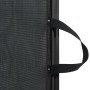 Retractable black pet door 117.5x125 cm by , Gates for children and pets - Ref: Foro24-4004133, Price: 59,85 €, Discount: %