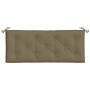 Kissen für Gartenbank, Stoff in Grau-Taupe-Melange, 120x50x7 cm. von , Kissen für Stühle und Sofas - Ref: Foro24-4002550, Pre...