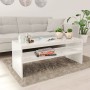 Couchtisch aus glänzend weißem Sperrholz, 100 x 40 x 40 cm von vidaXL, Couchtisch - Ref: Foro24-800132, Preis: 58,23 €, Rabat...