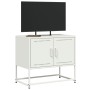 White steel TV stand 68.5x39x60.5 cm by , TV Furniture - Ref: Foro24-846475, Price: 74,99 €, Discount: %