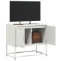 White steel TV stand 68.5x39x60.5 cm by , TV Furniture - Ref: Foro24-846475, Price: 74,99 €, Discount: %