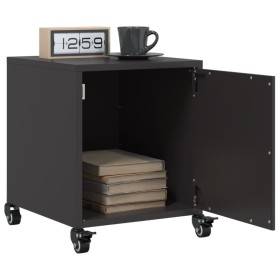 Bedside tables 2 pcs black steel 36x39x43.5 cm by , Nightstands - Ref: Foro24-846615, Price: 94,48 €, Discount: %