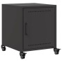 Bedside tables 2 pcs black steel 36x39x43.5 cm by , Nightstands - Ref: Foro24-846615, Price: 94,48 €, Discount: %