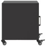 Bedside tables 2 pcs black steel 36x39x43.5 cm by , Nightstands - Ref: Foro24-846615, Price: 94,48 €, Discount: %