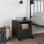 Black steel bedside table 36x39x43.5 cm by , Nightstands - Ref: Foro24-846704, Price: 57,29 €, Discount: %