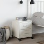 White steel bedside table 36x39x43.5 cm by , Nightstands - Ref: Foro24-846636, Price: 72,48 €, Discount: %