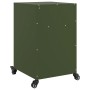 Bedside tables 2 units olive green steel 36x39x59 cm by , Nightstands - Ref: Foro24-846725, Price: 109,57 €, Discount: %