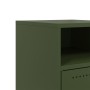 Bedside tables 2 units olive green steel 36x39x59 cm by , Nightstands - Ref: Foro24-846725, Price: 109,57 €, Discount: %