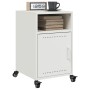 Bedside tables 2 units white steel 36x39x59 cm by , Nightstands - Ref: Foro24-846727, Price: 109,48 €, Discount: %