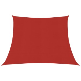 Sail awning HDPE red 160 g/m² 3/4x3 m by vidaXL, Umbrellas - Ref: Foro24-311654, Price: 37,80 €, Discount: %