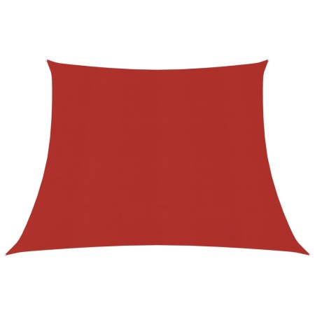 Toldo de vela HDPE rojo 160 g/m² 3/4x3 m de vidaXL, Sombrillas - Ref: Foro24-311654, Precio: 37,86 €, Descuento: %