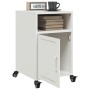 Bedside tables 2 units white steel 36x39x59 cm by , Nightstands - Ref: Foro24-846727, Price: 109,48 €, Discount: %