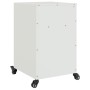 Bedside tables 2 units white steel 36x39x59 cm by , Nightstands - Ref: Foro24-846727, Price: 109,48 €, Discount: %