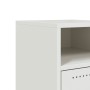 Bedside tables 2 units white steel 36x39x59 cm by , Nightstands - Ref: Foro24-846727, Price: 109,48 €, Discount: %