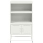 White steel sideboard 68.5x38.5x123.5 cm by , Sideboards - Ref: Foro24-846505, Price: 119,04 €, Discount: %