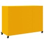 Aparador acero laminado en frío amarillo mostaza 100,5x39x72 cm de , Aparadores - Ref: Foro24-846683, Precio: 159,90 €, Descu...