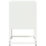 White steel bedside table 36x39x60.5 cm by , Nightstands - Ref: Foro24-846564, Price: 59,99 €, Discount: %