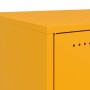 Bedside tables 2 units mustard yellow steel 36x39x78 cm by , Nightstands - Ref: Foro24-846585, Price: 158,07 €, Discount: %