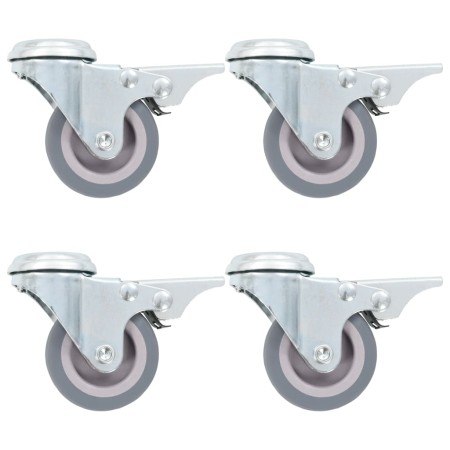 Swivel wheels with pin hole 16 units 50 mm by , Material handling - Ref: Foro24-277848, Price: 49,72 €, Discount: %