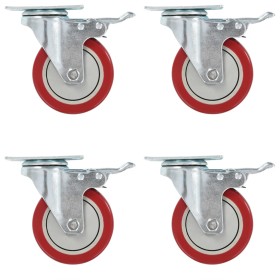 Swivel wheels 24 pieces 100 mm by , Material handling - Ref: Foro24-278094, Price: 146,99 €, Discount: %