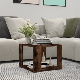 Mesa de centro madera contrachapada roble ahumado 40x40x30 cm de , Mesas de centro - Ref: Foro24-815168, Precio: 31,99 €, Des...