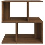 Bedside table made of brown oak plywood, measuring 50x30x51.5cm. by , Nightstands - Ref: Foro24-815832, Price: 38,31 €, Disco...