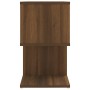 Bedside table made of brown oak plywood, measuring 50x30x51.5cm. by , Nightstands - Ref: Foro24-815832, Price: 38,31 €, Disco...