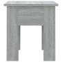 Engineered wood Sonoma gray coffee table 40x40x42 cm by , Coffee table - Ref: Foro24-813072, Price: 28,18 €, Discount: %