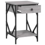 Bedside tables 2 units plywood gray 40x42x60 cm by , Nightstands - Ref: Foro24-826342, Price: 86,31 €, Discount: %