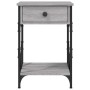 Bedside tables 2 units plywood gray 40x42x60 cm by , Nightstands - Ref: Foro24-826342, Price: 86,31 €, Discount: %