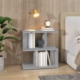 Bedside table made of gray Sonoma plywood, measuring 50x30x51.5 cm. by , Nightstands - Ref: Foro24-815830, Price: 40,49 €, Di...