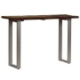 Console table made of recycled wood and steel, 120x35x76 cm. by , Side tables - Ref: Foro24-246290, Price: 200,61 €, Discount: %