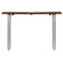 Console table made of recycled wood and steel, 120x35x76 cm. by , Side tables - Ref: Foro24-246290, Price: 200,61 €, Discount: %