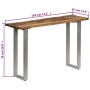 Console table made of recycled wood and steel, 120x35x76 cm. by , Side tables - Ref: Foro24-246290, Price: 200,61 €, Discount: %