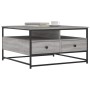 Engineered wood Sonoma gray coffee table 80x80x45 cm by , Coffee table - Ref: Foro24-835292, Price: 86,96 €, Discount: %